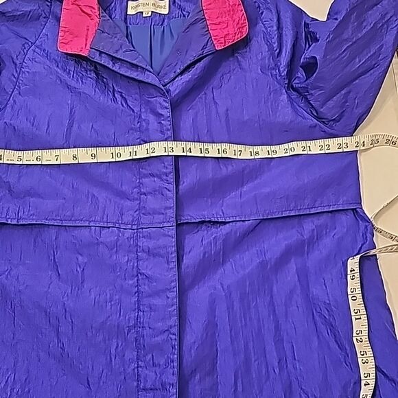 KRISTEN BLAKE VINTAGE RAINCOAT SIZE 12 - Picture 5 of 11